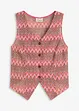 Väst med virkad look, bonprix