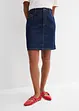 Jeanskjol Mid Waist, Low Stretch, bonprix