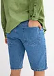 Stretchiga jeansbermudas, Relaxed Fit, bonprix