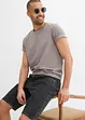 Stretchiga jeansbermudas, Relaxed Fit, bonprix