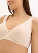 Ovadderad T-shirtbehå med bygel i ekologisk bomull (2-pack), bonprix