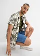Kortärmad skjorta av viskos, Slim Fit, bonprix