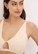 Bralette i bomull (2-pack), bonprix