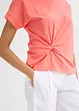 T-shirt med knutdetalj, bonprix