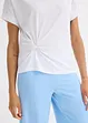 T-shirt med knutdetalj, bonprix