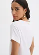 T-shirt med knutdetalj, bonprix