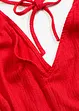 Jumpsuit i kräppat material med struktur, bonprix