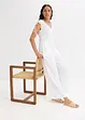 Jumpsuit i kräppat material med struktur, bonprix