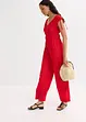 Jumpsuit i kräppat material med struktur, bonprix