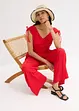 Jumpsuit i kräppat material med struktur, bonprix