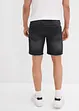 Långa jeansshorts med ofållade benslut, Relaxed Fit, bonprix