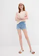 Jeansshorts Mid Waist för barn, bonprix