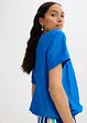 Kortärmad blus av mjuk viskosmix, bonprix