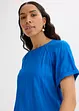 Kortärmad blus av mjuk viskosmix, bonprix
