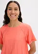Kortärmad blus av mjuk viskosmix, bonprix