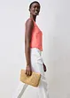 Bluslinne med omlottlook i rent linnematerial, bonprix