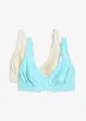 BH med bygel och fin spets (2-pack), bonprix