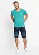 Stretchiga jeansshorts med bekvämt snitt, Regular Fit, bonprix