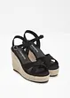 Sandalett med kilklack, bonprix