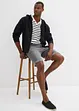 Stretchiga jeansshorts, normal passform, bonprix