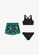 Bikini och badunderdel (3 delar), bonprix