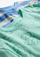 Kort pyjamas av ekologisk bomull (set i 4 delar), bonprix