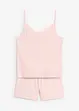 Kort pyjamas med ekologisk bomull (2 delar), bonprix