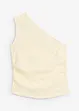 One shoulder-linne i material med struktur, bonprix