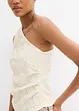 One shoulder-linne i material med struktur, bonprix