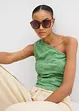 One shoulder-linne i material med struktur, bonprix