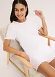 Pyjamas med shorts i pointelle-jersey, bonprix