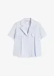 Kort blus i bomullspoplin, bonprix