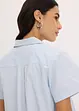 Kort blus i bomullspoplin, bonprix