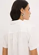 Kort blus i bomullspoplin, bonprix