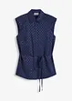 Satinblus med knytband, bonprix