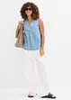 Bluslinne i denim, bonprix