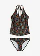 Tankini med halterneck och V-ringning (2 delar), bonprix