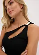 One shoulder-linne med dekorativ detalj, bonprix