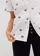 Kortärmad muslinblus, bonprix
