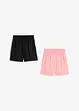 Dra på-shorts i mjuk viskos för barn (2-pack), bonprix