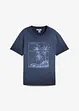 T-shirt med tvättade effekter, av ekologisk bomull, bonprix