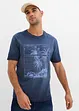 T-shirt med tvättade effekter, av ekologisk bomull, bonprix