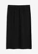 Ribbad jerseykjol, bonprix