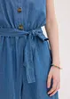 Jumpsuit i denim av mjuk bomull för barn, bonprix