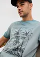 T-shirt med tvättade effekter, av ekologisk bomull, bonprix