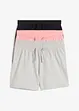Jerseyshorts för barn (3-pack) i ekologisk bomull, bonprix