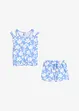 Jerseylinne och shorts (set i 2 delar) av ekologisk bomull, bonprix