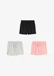 Jerseyshorts för barn (3-pack) i ekologisk bomull, bonprix