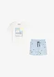 T-shirt och shorts för barn (2 delar) i ekologisk bomull, bonprix