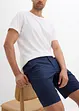 Stretchiga bermudas i chinosmodell (2-pack), normal passform, bonprix